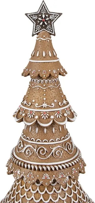 Dekorácia vianočný perníkový stromček Gingerbread Tree - Ø 16*42 cm