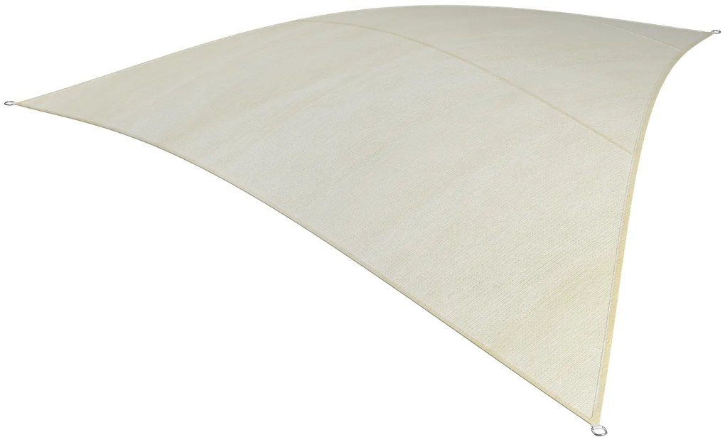 IsoTrade Tieniaca plachta na terasu 3 x 3 x 3 m - Naturálna