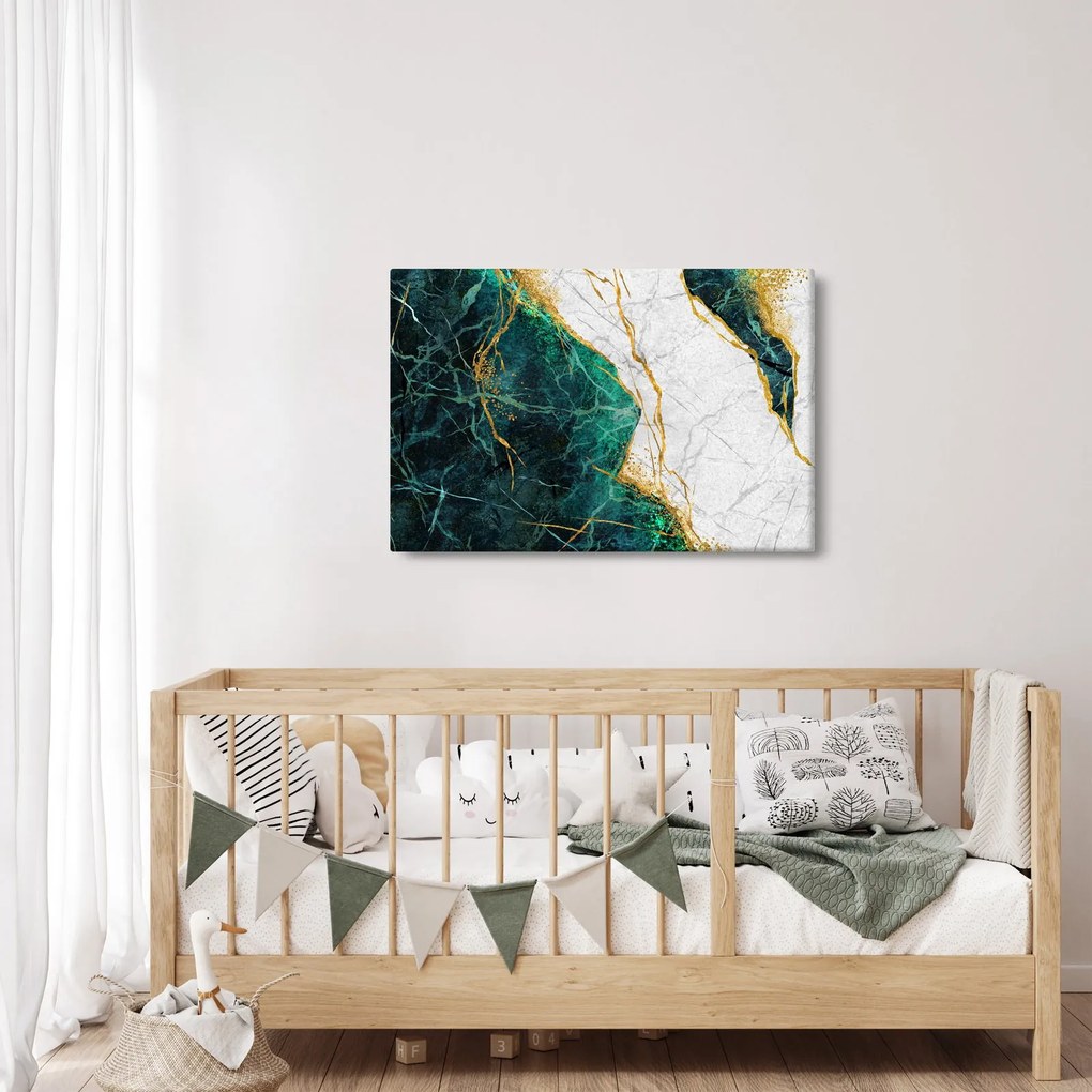 Obraz - Tyrkysový mramor (90x60 cm)