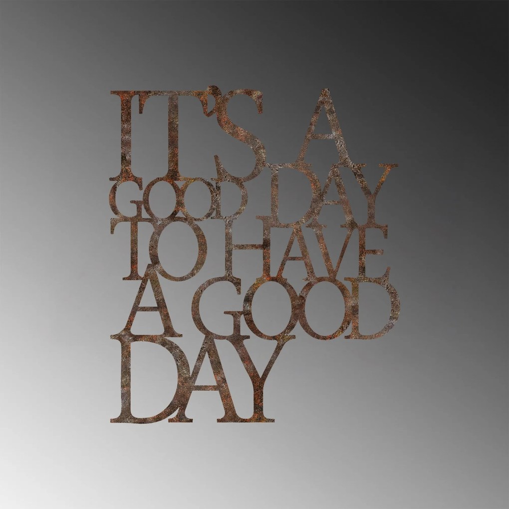 Nástěnná kovová dekorace Have a Good Day vícebarevná