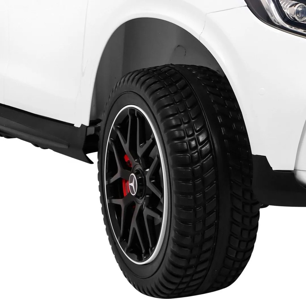 Ramiz Mercedes GLC 63S detské auto Biele SUV + pohon 4x4