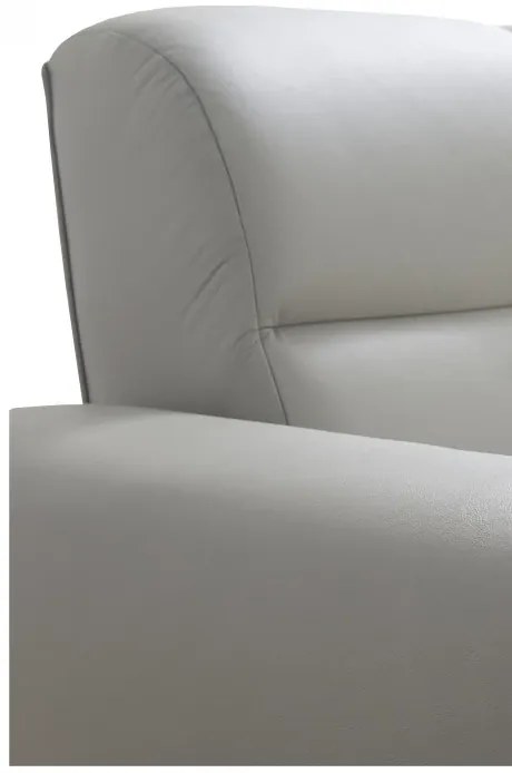 Kožené kreslo TOKIO, sivá (u-24)