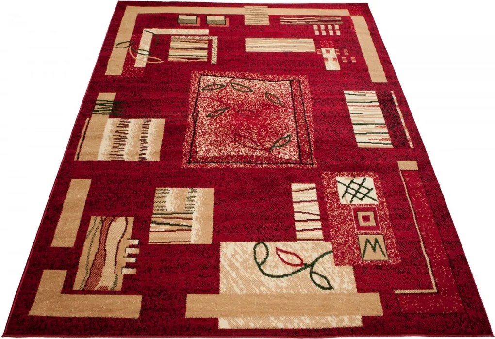 TA Koberec 5067D ČERVENÝ ATLAS PP Rozmer: 180x250 cm