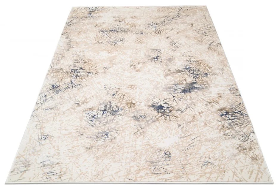 Kusový koberec Hiva krémovo-modrý 80x150cm
