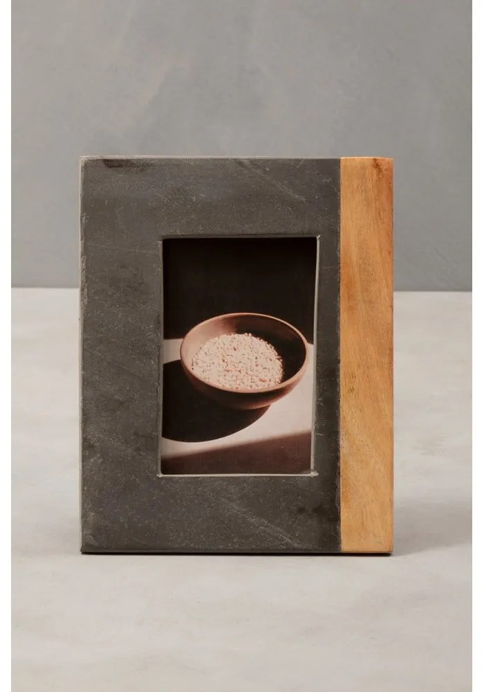 Sivý kamenný rámček 18x23 cm Kata – Premier Housewares