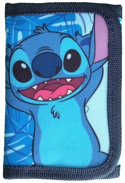 DIFUZED - Chlapčenská textilná peňaženka Lilo &amp; Stitch - modrá