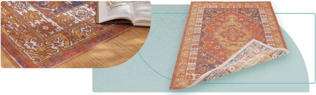 Šnúrkový obojstranný koberec ECHO REGAL Ochre