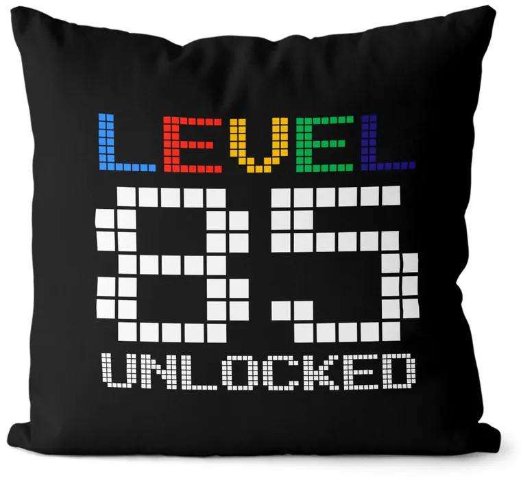 Vankúš Level unlocked (vek: 85, Velikost: 55 x 55 cm)