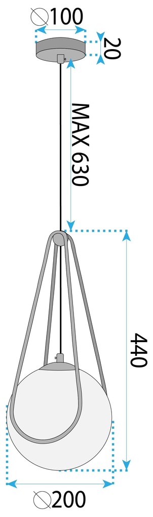 Toolight Toolight, stropné svietidlo 20cm, 1xE27, APP1793-1CP, zlatá-biela, OSW-04351