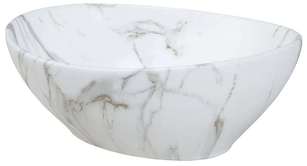 Kúpeľňová zostava Bali Casad Pati s doskou, umývadlom, skrinkami a zrkadlom 60 cm kašmírová/dub wotan