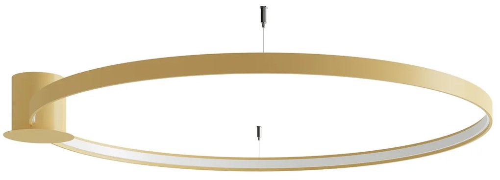 Thoro Lighting Stropné svietidlo RIO 110 golden LED 4000K