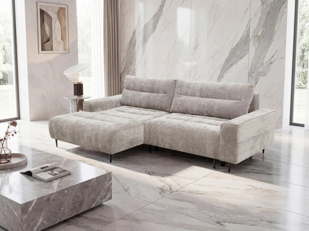 XXXLutz ROHOVÁ SEDAČKA, textil, béžová MID.YOU - Sedačky - 000084003801