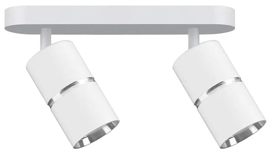 Bodové svietidlo BAMBOO 2xGU10/10W/230V biela