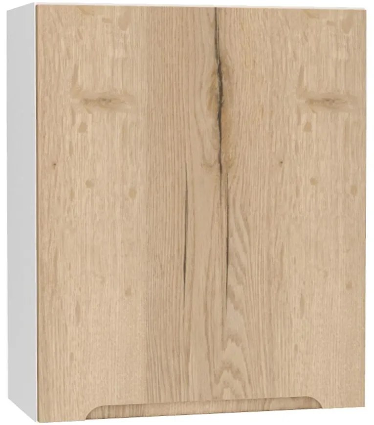 Skrinka do kuchyne Zoya W60 Pl Dub Halifax/Biely