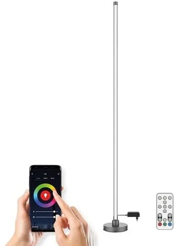 LED stojaca lampa Solight sivá WO62