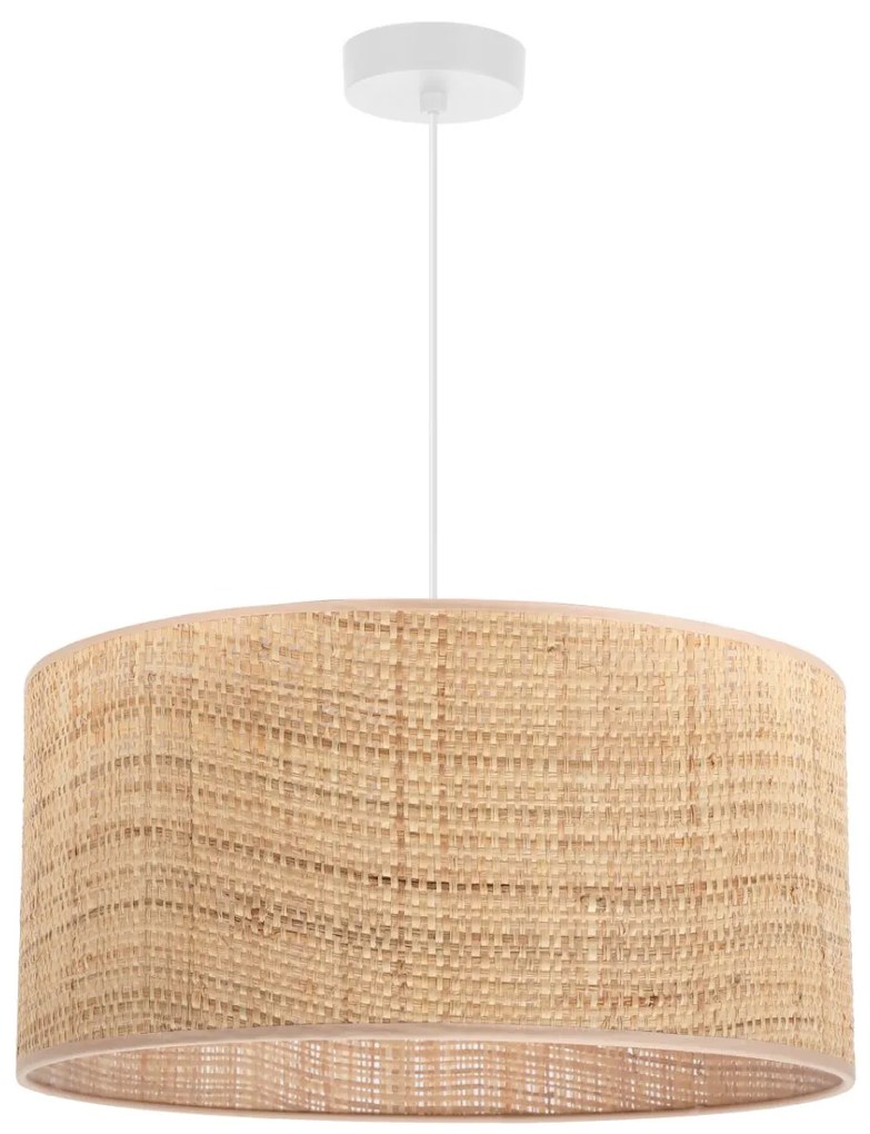 Závesné svietidlo Rattan, 1x ratanové tienidlo, (fi 45cm), w