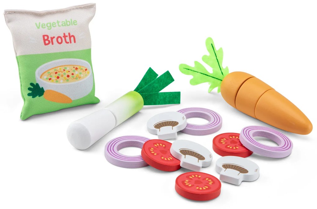 Súprava potravín na prípravu polievky