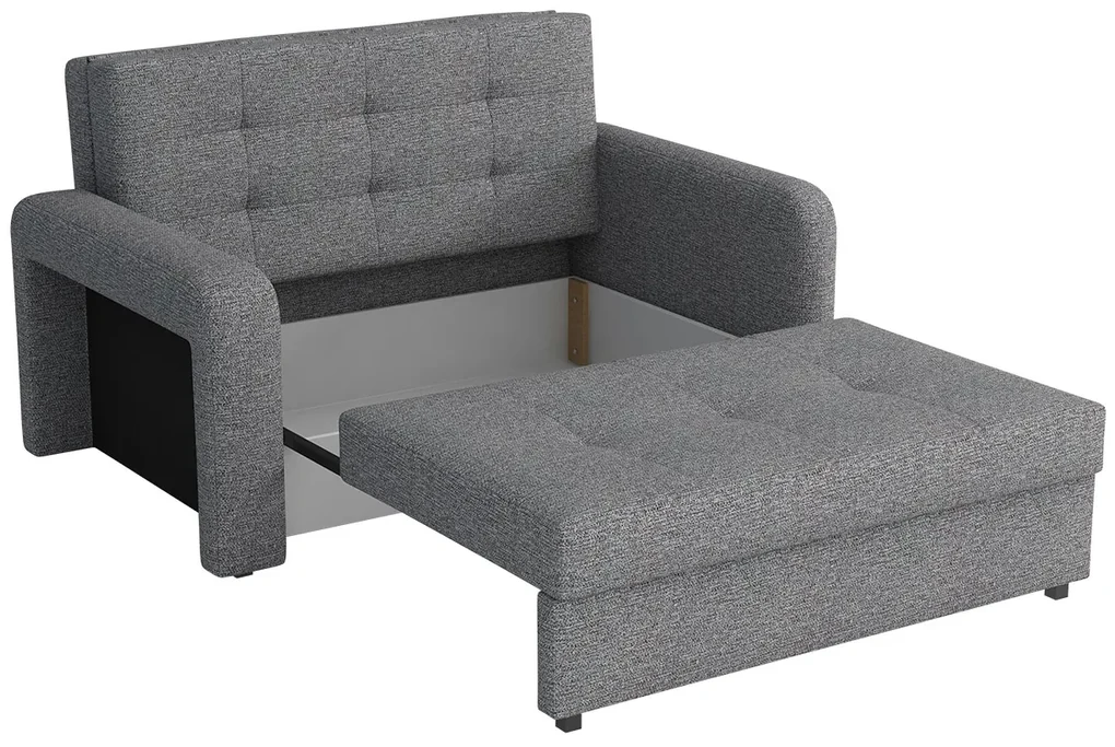 Rozkladacia sedacia súprava s úložným priestorom Clivia Home II + III, Taburetka: ľavá strana (pohovka III) + pravá strana (pohovka II), Dostupné poťahy: Enjoy 17