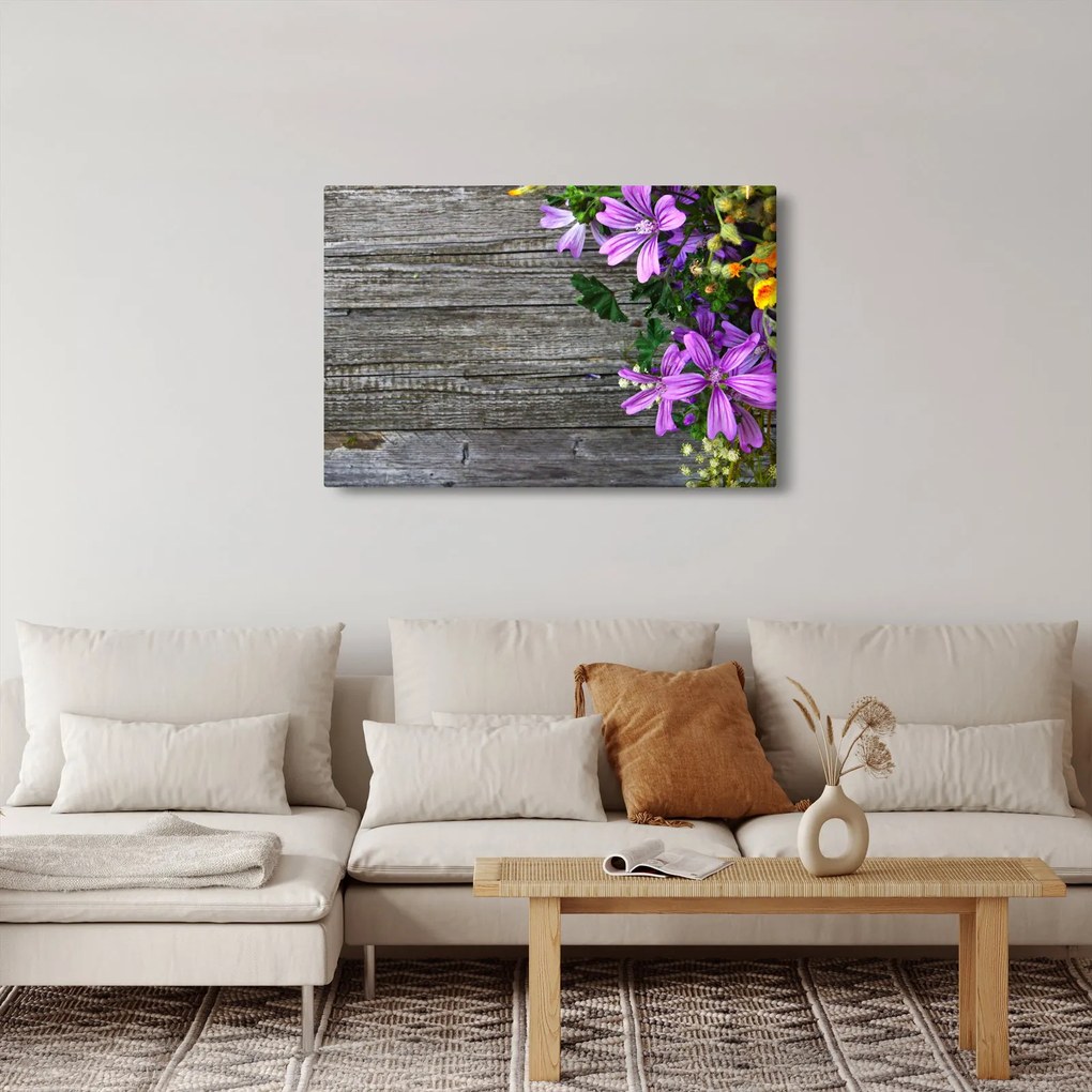 Obraz - lúčne kvety (90x60 cm)