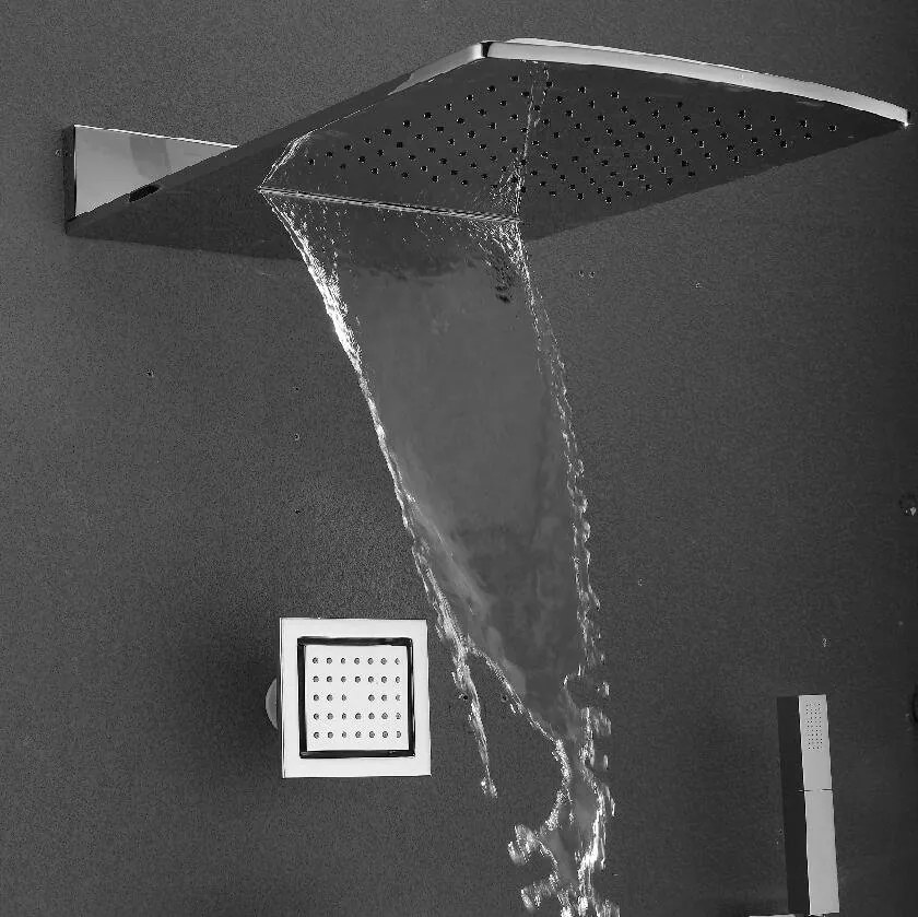 Sapho Sapho, Hlavová sprcha, 600x320mm m, kaskáda, chróm, DC456