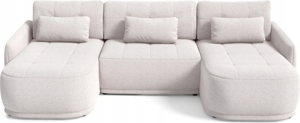 Rohová sedačka Lunaro Max U funkcia spania, veľký úložný priestor, moderný roh 332