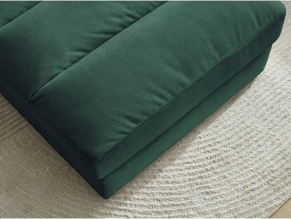 Zelená zamatová podnožka Sierra – Bobochic Paris