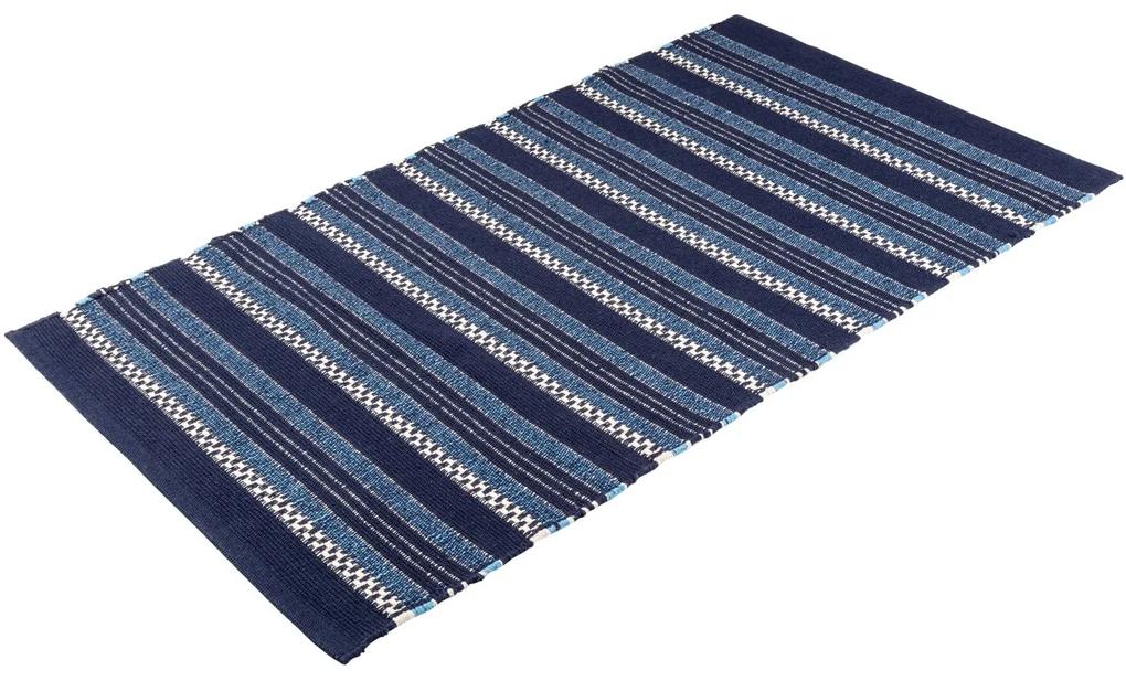 MERADISO® Obojstranný bavlnený koberec, 67 x 120 c, viacfarebná / modrá  (100293487) | BIANO