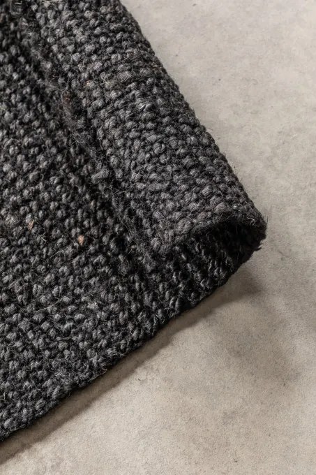 Koberec Hanse Home Bouclé Jaipur čierny