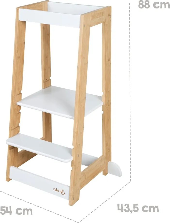 Biela bambusová učiaca veža – Roba