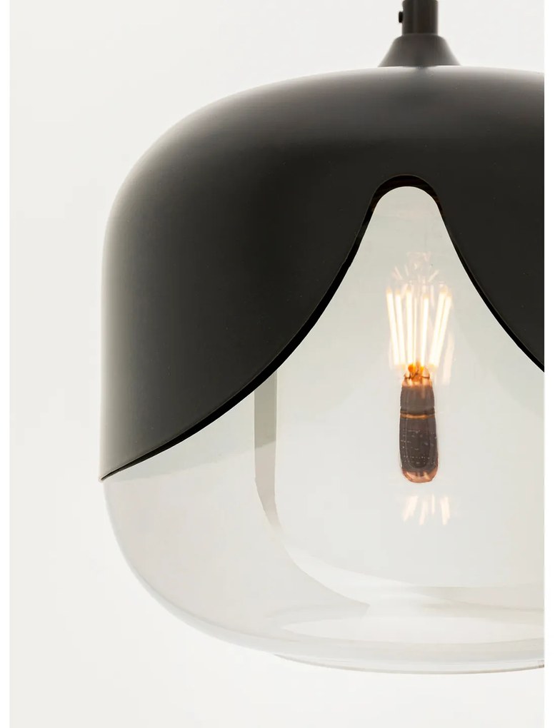 Smoke Goblet visiaca lampa čierna