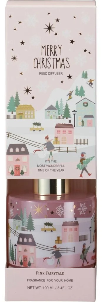 Vonný difuzér Winter Fun, vôňa Pink Fairytale, 100 ml