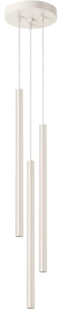 Sollux SL.1515 - Luster na lanku PASTELO 3xG9/8W/230V krémová