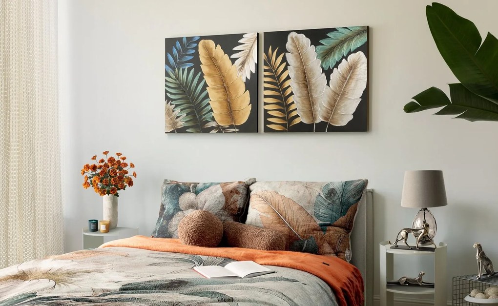 RUČNE MAĽOVANÝ OBRAZ 585A 60X60 CM