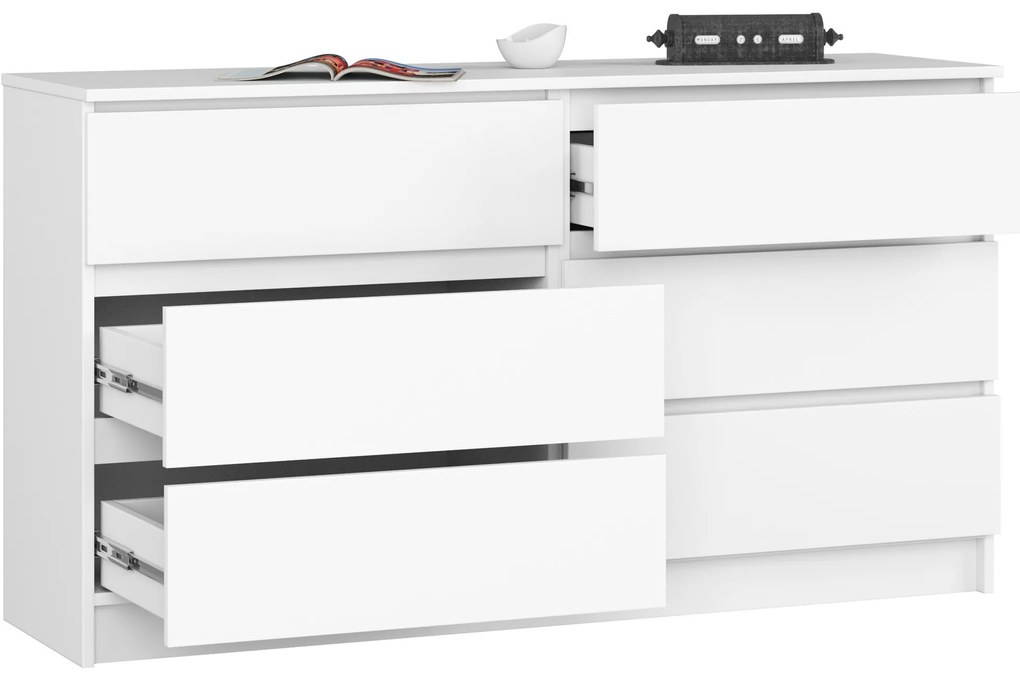 Komoda Rollo K 140  cm bílá matná