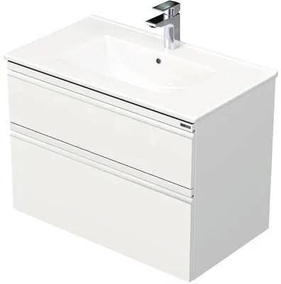 Kúpeľňová skrinka s umývadlem Intedoor BRAVE biela 81 x 59,5 x 46 cm