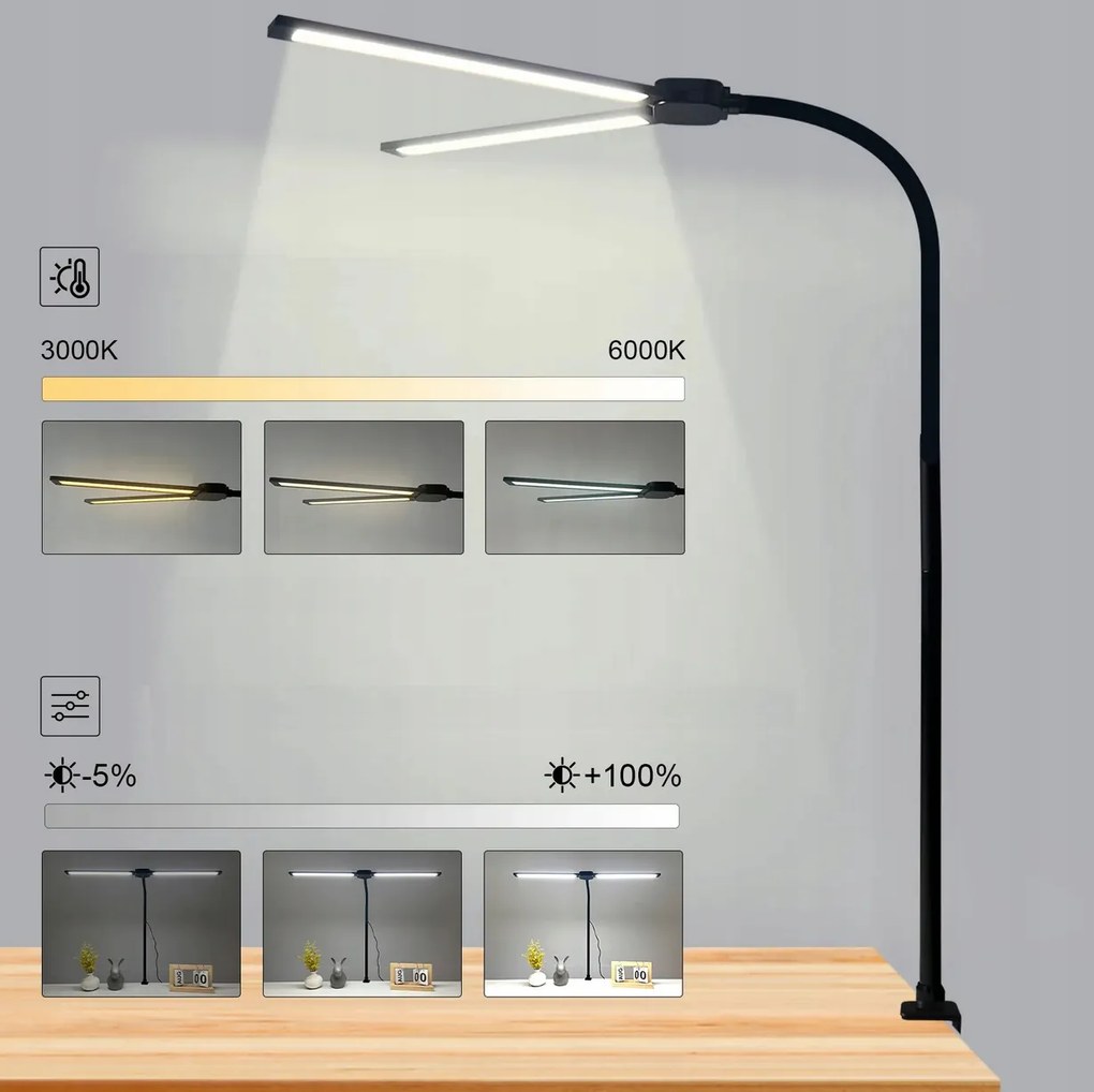 BERGE LED stolná lampa TIRANA 14W