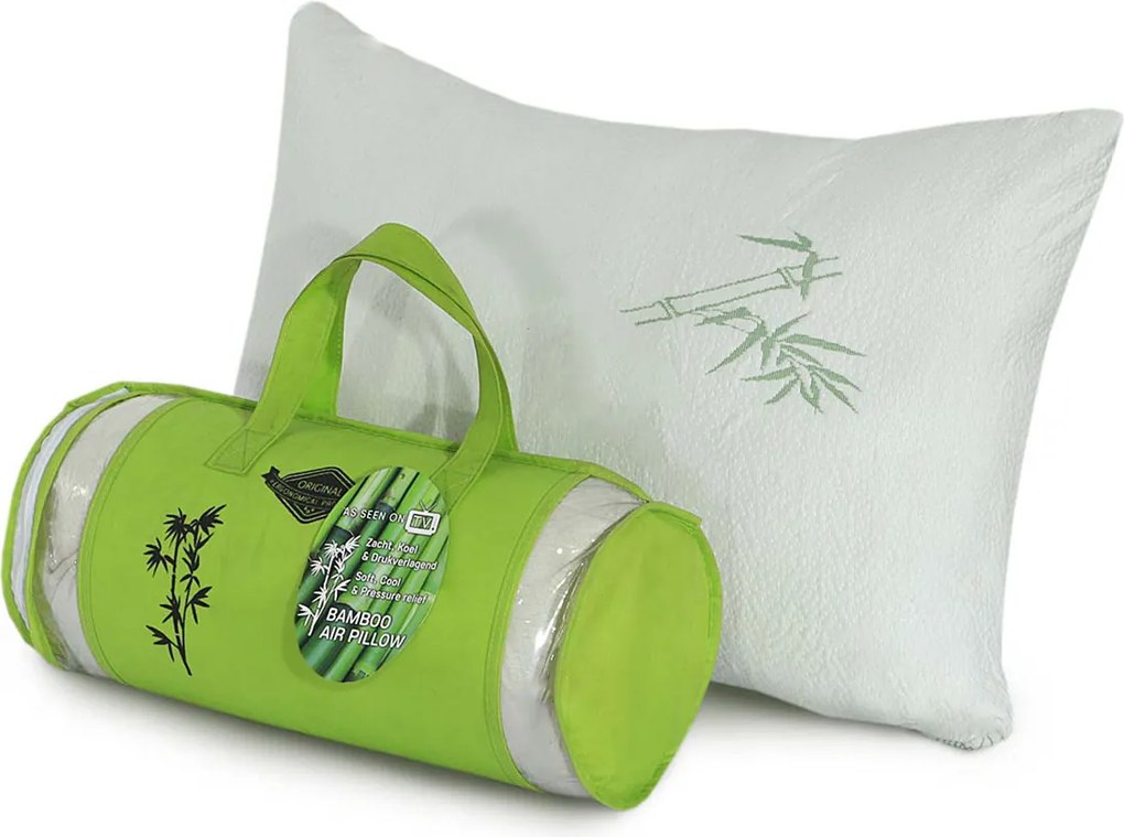 XPOSE® Anatomický bambusový vankúš s pamäťovou penou PREMIUM 40x60 cm