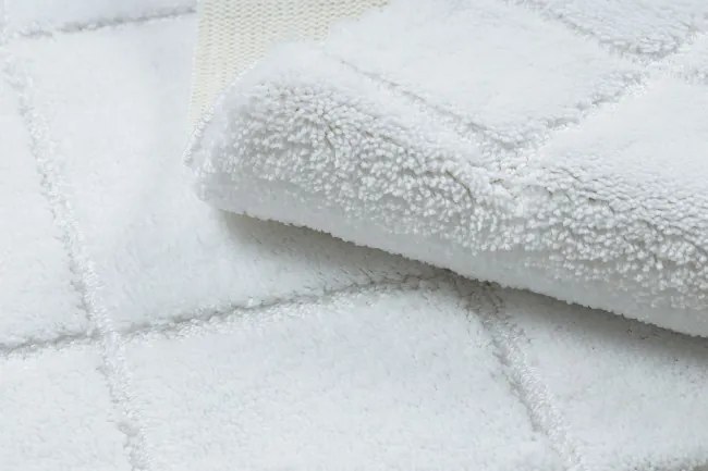 Sada kúpeľňových koberčekov SUPREME LINES línie, biela