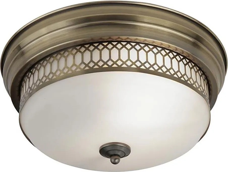 Searchlight 4132-2AB - Stropné svietidlo EDINBURGH 2xE27/40W/230V bronzová