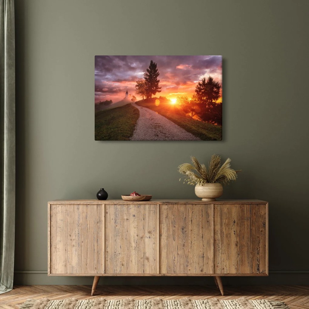 Obraz - Jamnik, Slovinsko (90x60 cm)