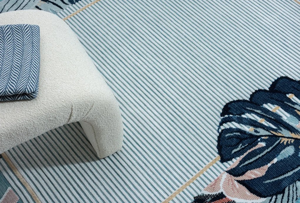 My Flair, Kusový koberec Sky blau – na von aj na doma, 100x160, viacfarebná, chodba / predsieň