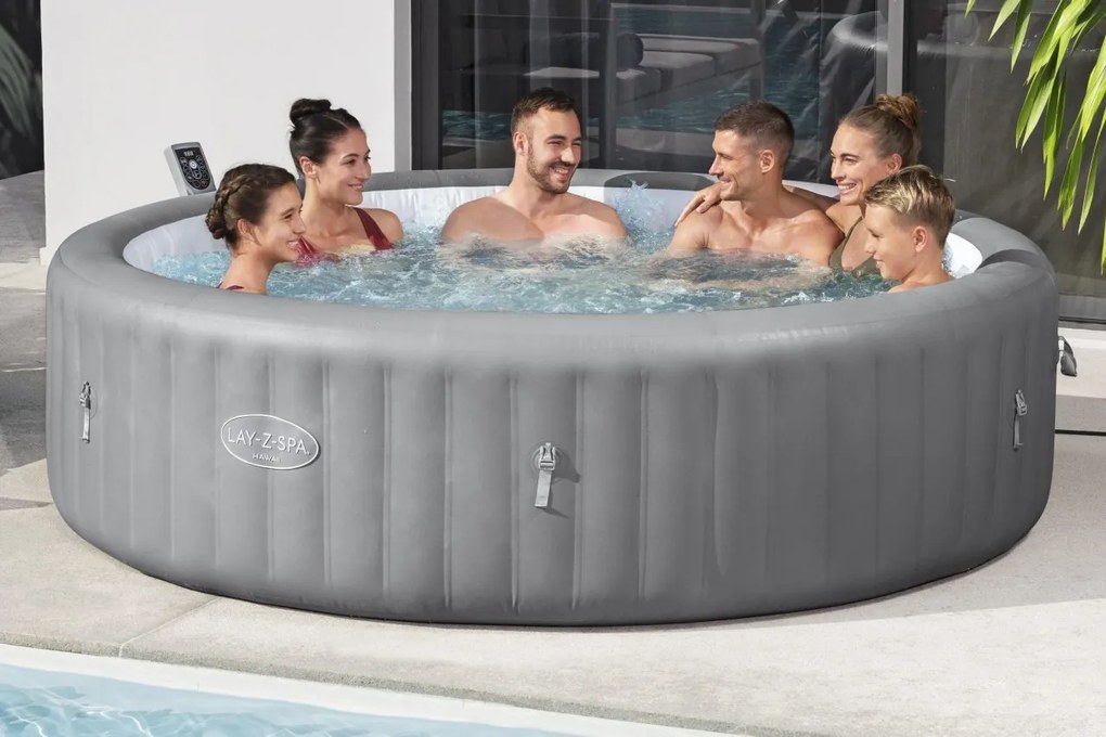 Lay-Z-Spa HAWAII AirJet 8 BESTWAY 6001J – nafukovacia vírivka pre 8 osôb
