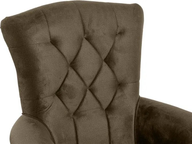 Kreslo Panama 1, hnedá (Monolith 09)