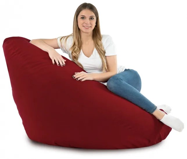 Sedací vak DROP XXL červený