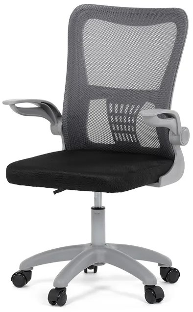 Autronic BONTEC Detská stolička, výškovo nastaviteľná, šedá sieťovina, KA-K2008 GREY Farba: Ružová