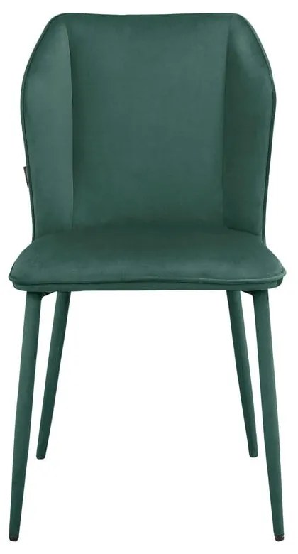 Zelené zamatové jedálenské stoličky v súprave 2 ks Wilma – Støraa