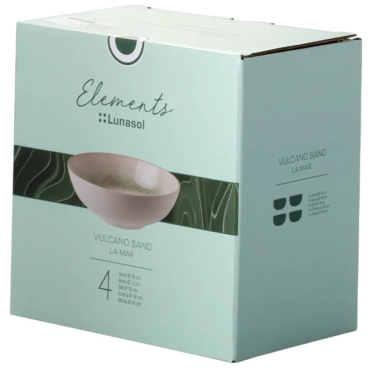 Set misiek 4 ks - Elements Vulcano Sand la mar - 492765