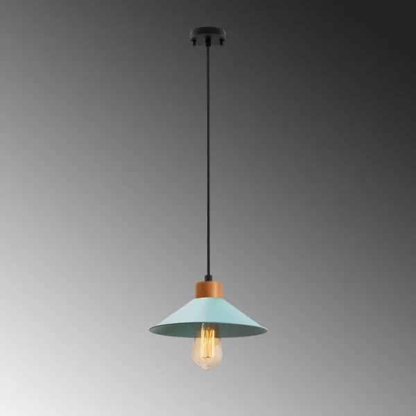 Závesné svietidlo na lanku MANAVGAT 1xE27/40W/230V modrá/hnedá