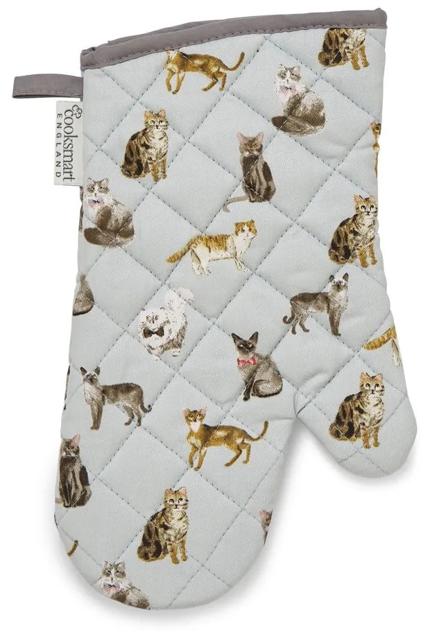 Utierky, zástera a chňapka v súprave 5 ks Curious Cats – Cooksmart ®