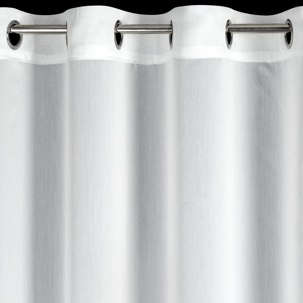 ZÁCLONA NA KRÚŽKOCH TIRSA 300X250 CM BIELA